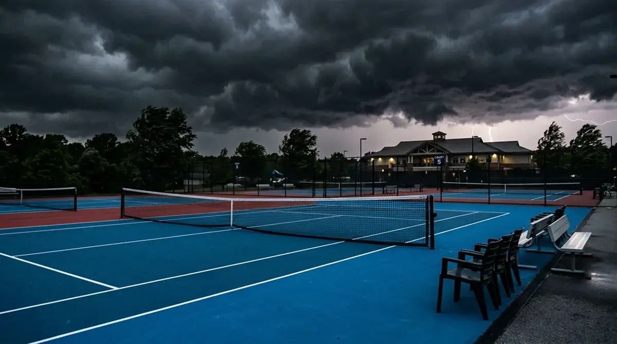 US Open weer wind hitte regen retractable dak Arthur Ashe wedfactor